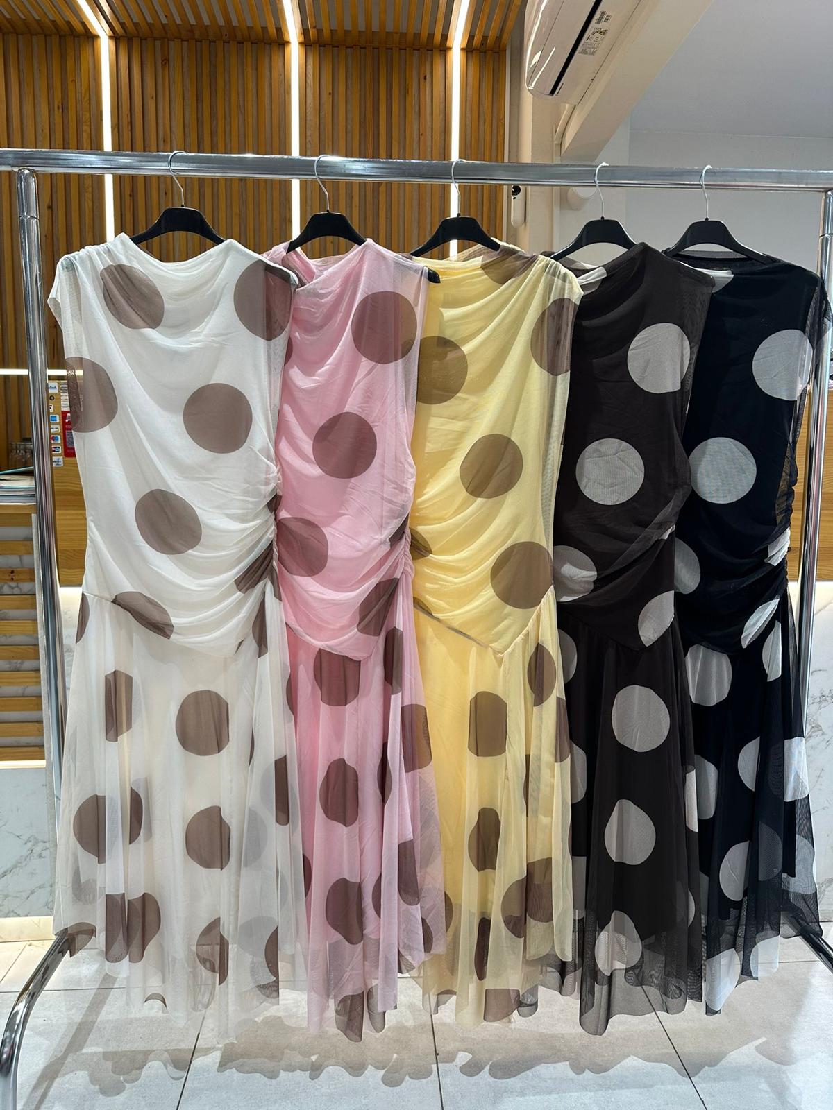 Vestido estampado de lunares talla Ășnica