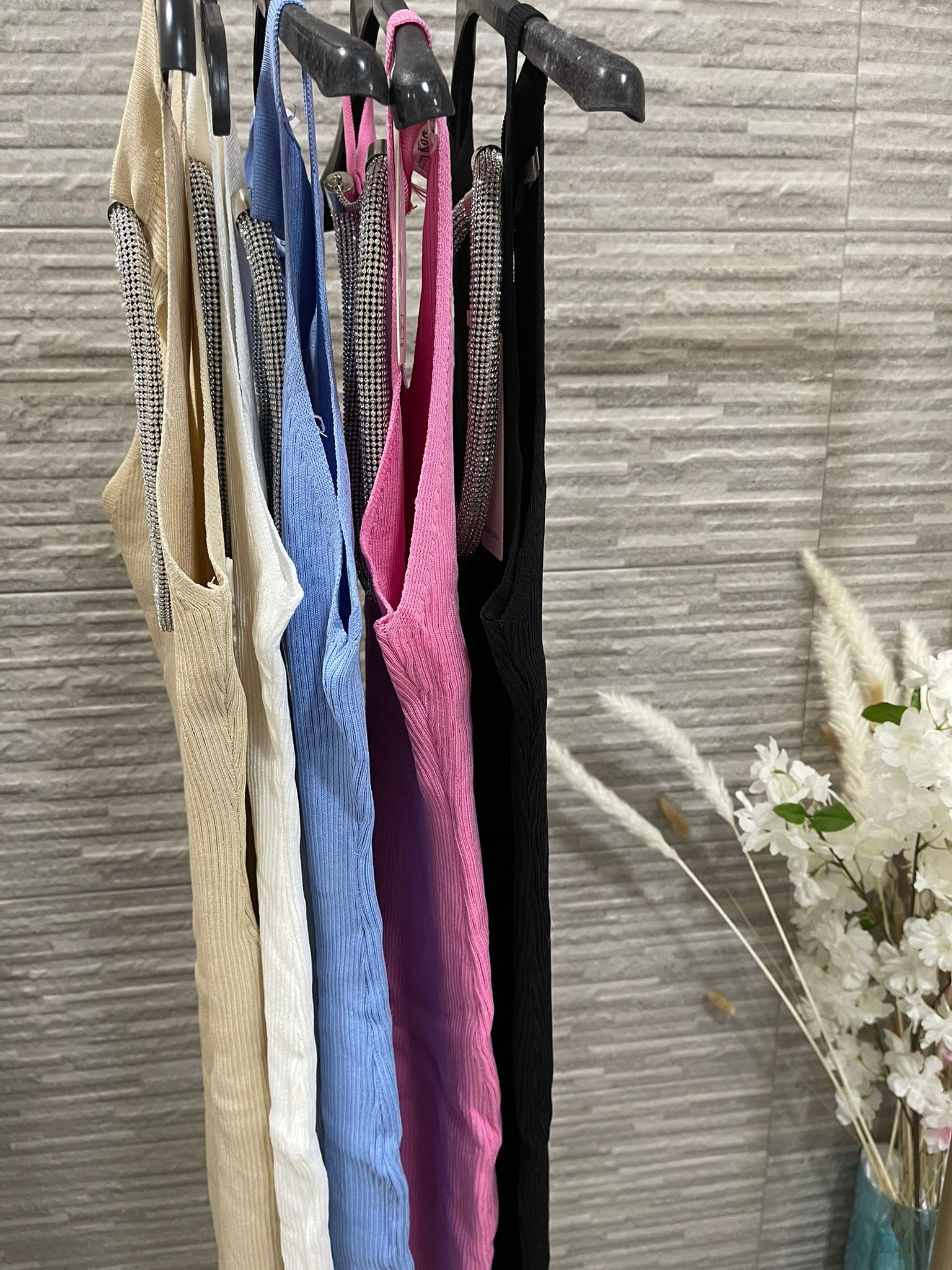 Vestido de punto de canalé - Imagen 2