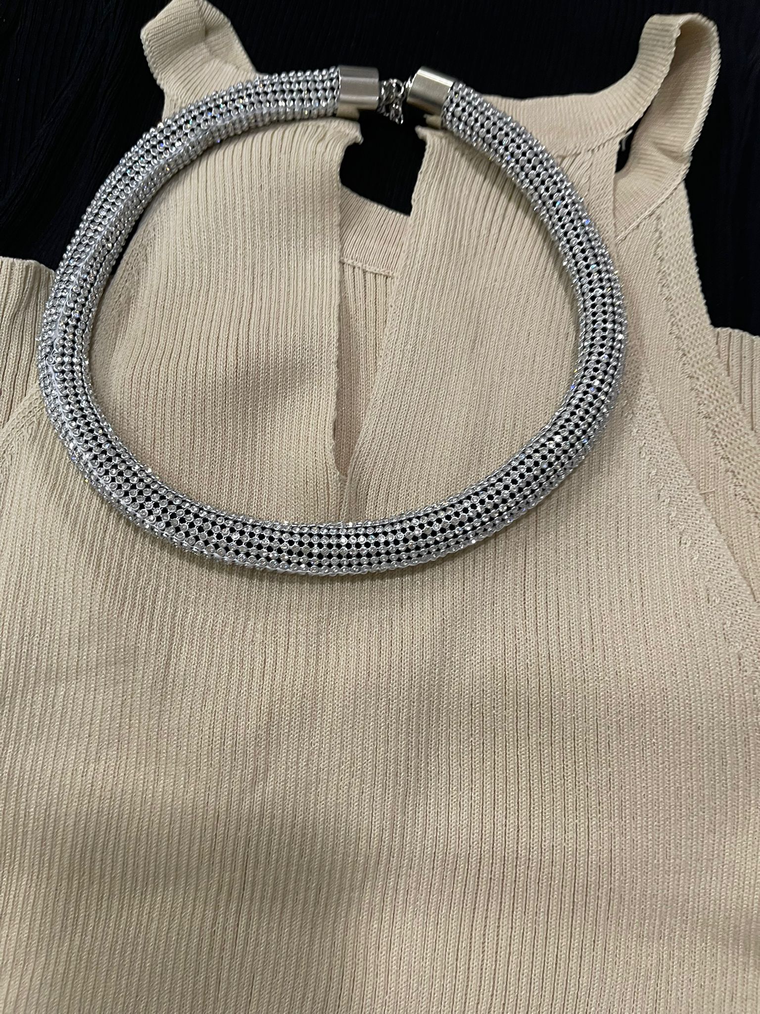 Vestido de punto de canalé - Imagen 6