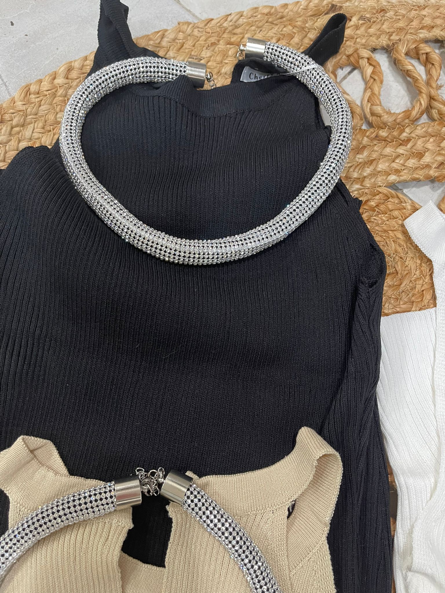 Vestido de punto de canalé - Imagen 7