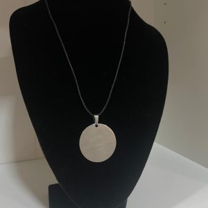 Colgante medalla redonda lisa