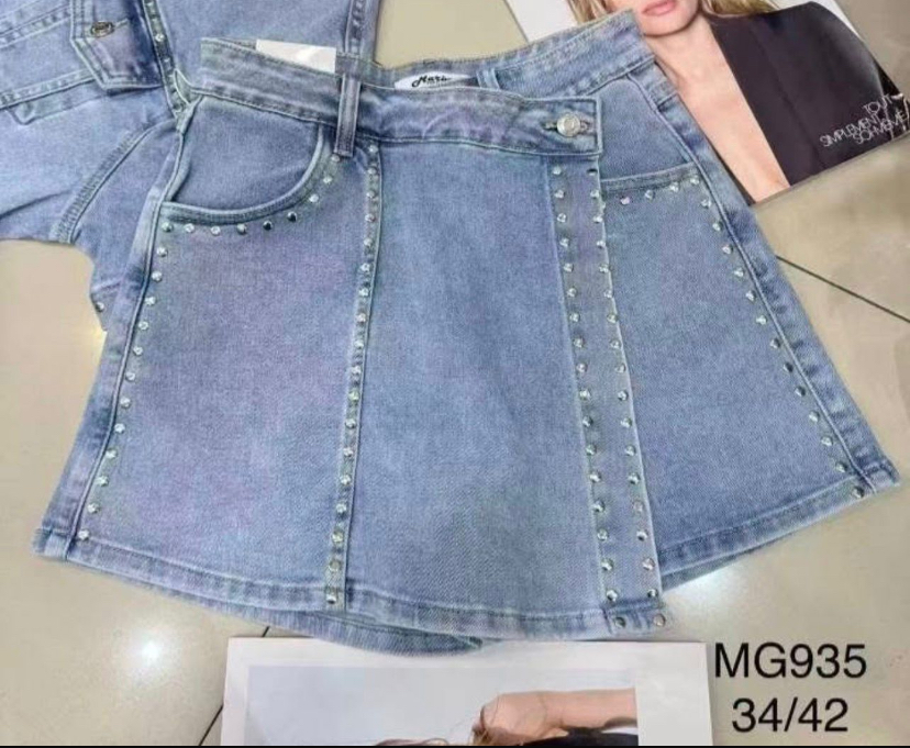 FALDA PANTALÓN VAQUERA