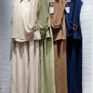 CONJUNTO MUJER CRUZADO CON HEBILLA