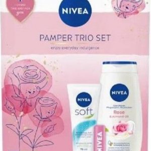 Juego cuidado personal Nivea Pamper Trio Gift Set
