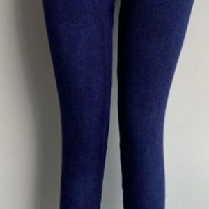 Leggings con estampado de mezclilla talla única