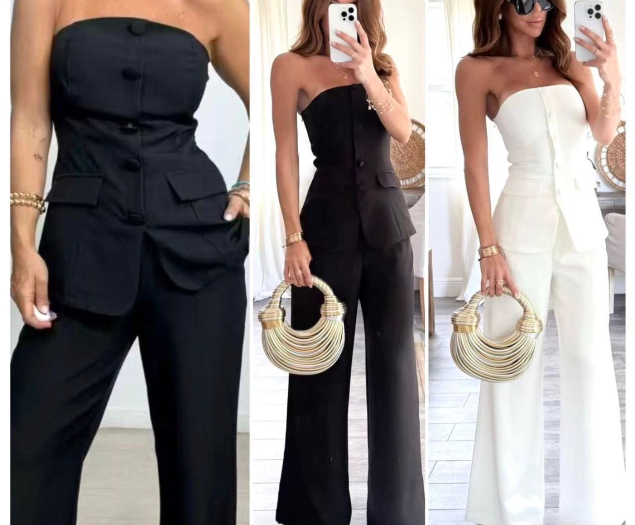 Conjunto de dos piezas estilo sastre talla Ășnica - Imagen 2