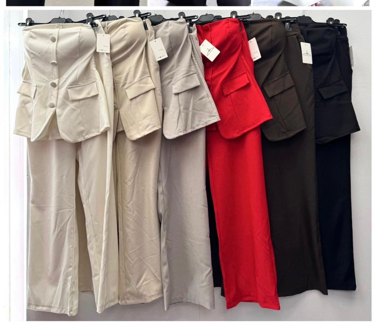 Conjunto de dos piezas estilo sastre talla Ășnica