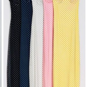 Vestido largo lunares talla única