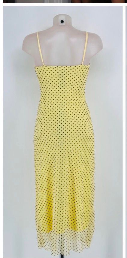 Vestido largo lunares talla Ășnica - Imagen 3