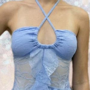Top bandeau de encaje talla única