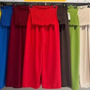 Conjunto de dos piezas talla única variedad de colores