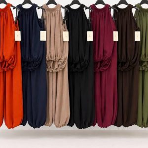 Conjunto de dos piezas veraniego talla única