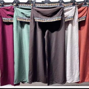 Conjunto de dos piezas bordado étnico talla única